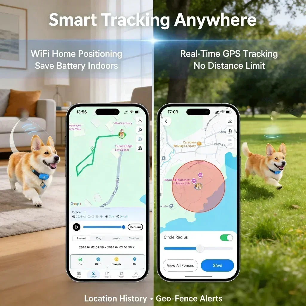 4G GPS Pet Tracker Real Time Tracking And IP67 Waterproof Protection For Pets
