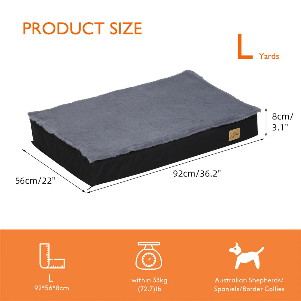 Waterproof Orthopedic Dog Bed With Removable Washable Cover