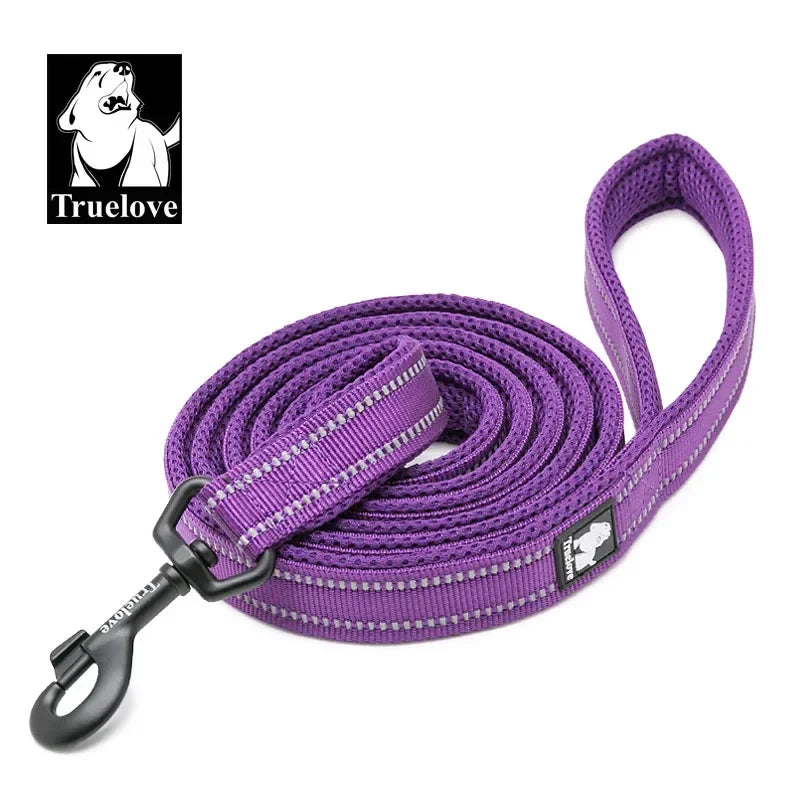 Soft Reflective Padded Nylon Dog Leash For Walking And Training