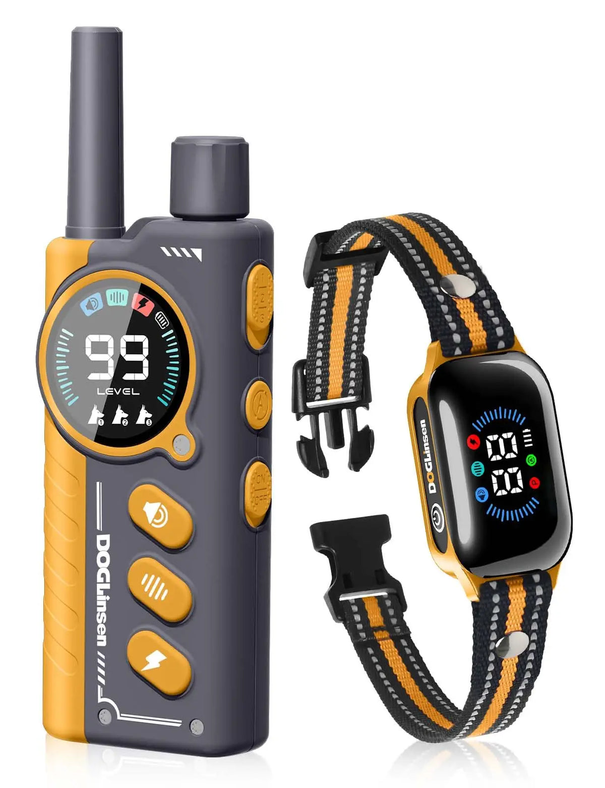 IPX7 Waterproof Dog Training Collar Anti Bark Shock Remote For Dogs