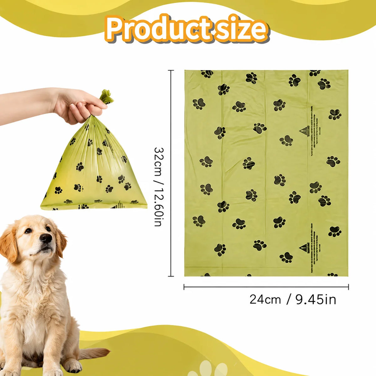 Thick Leakproof Pet Waste Bags 300 Count For Dogs And Cats