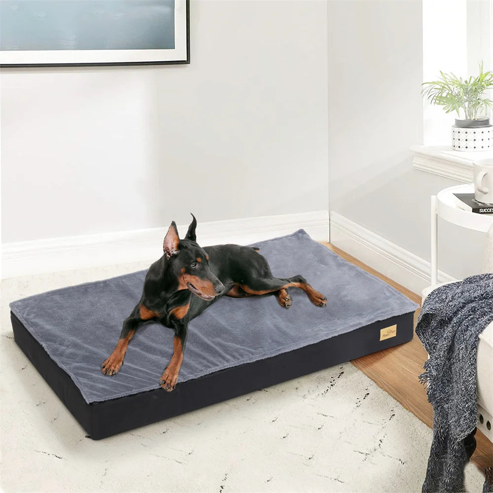 Waterproof Orthopedic Dog Bed With Removable Washable Cover