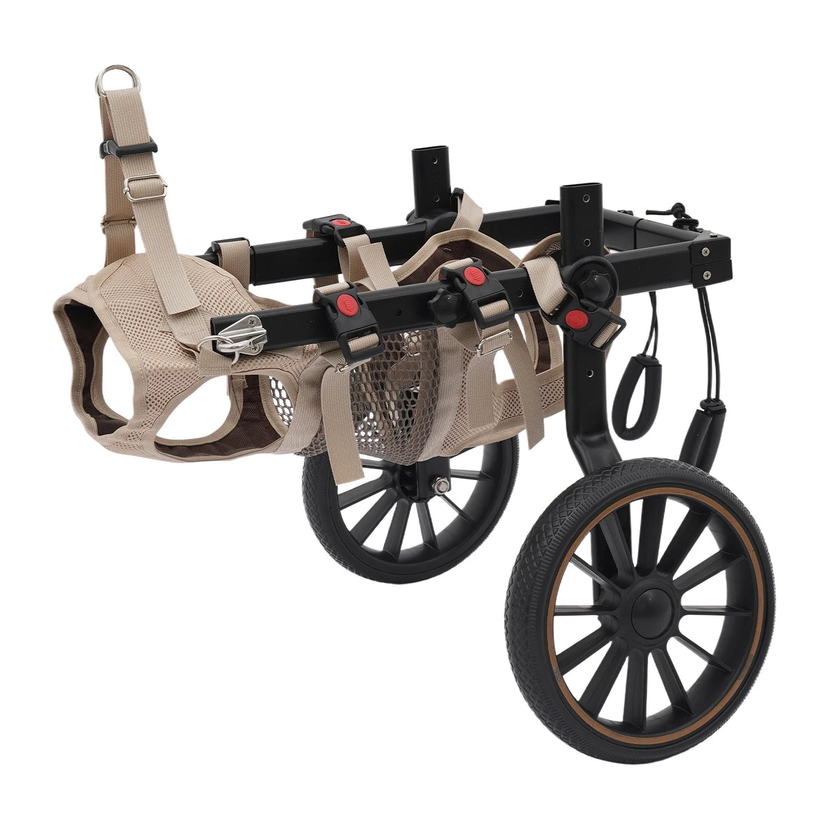 Adjustable Two Wheel Dog Wheelchair For Hind Leg Support And Mobility