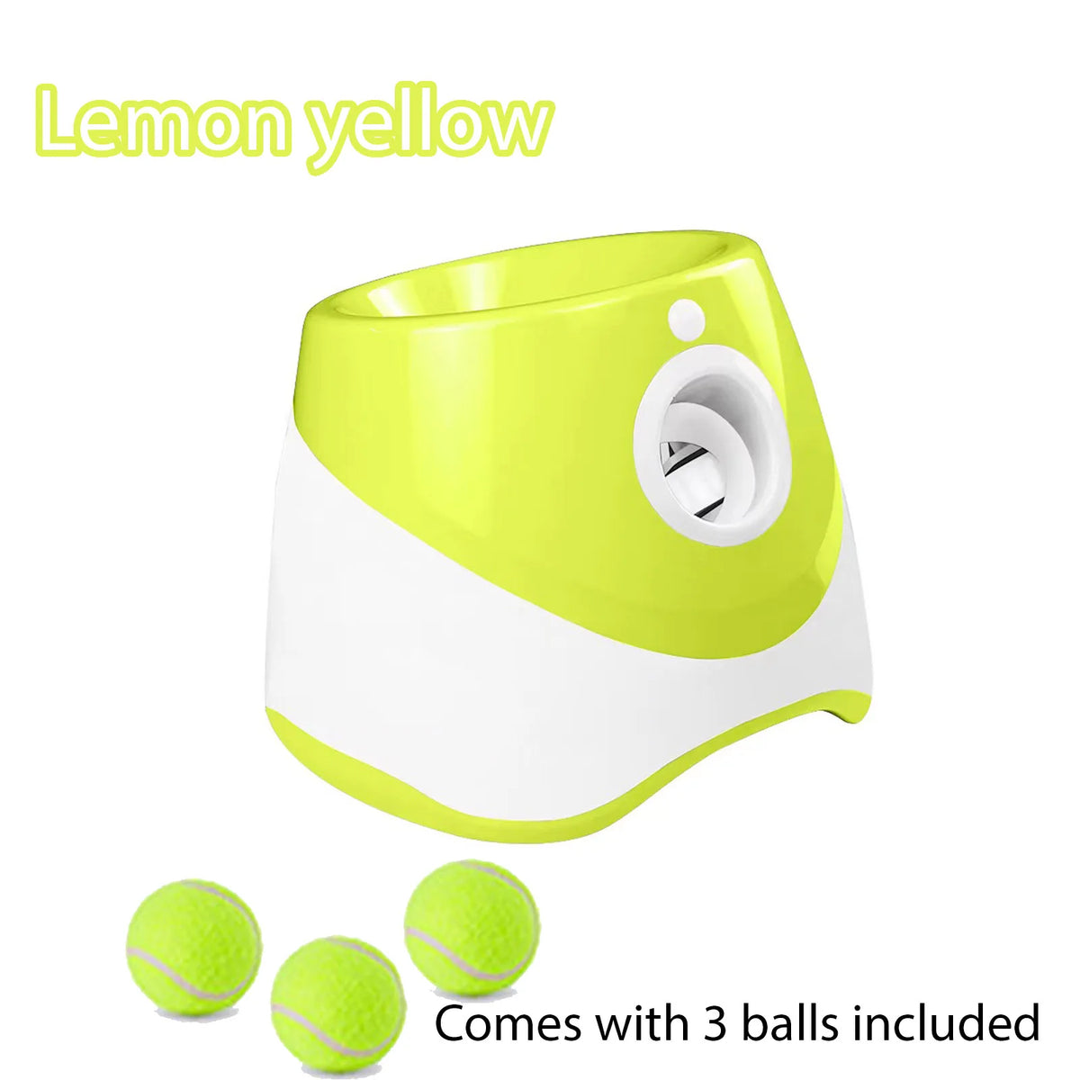 Automatic Dog Ball Launcher With Tennis Balls For Indoor Outdoor