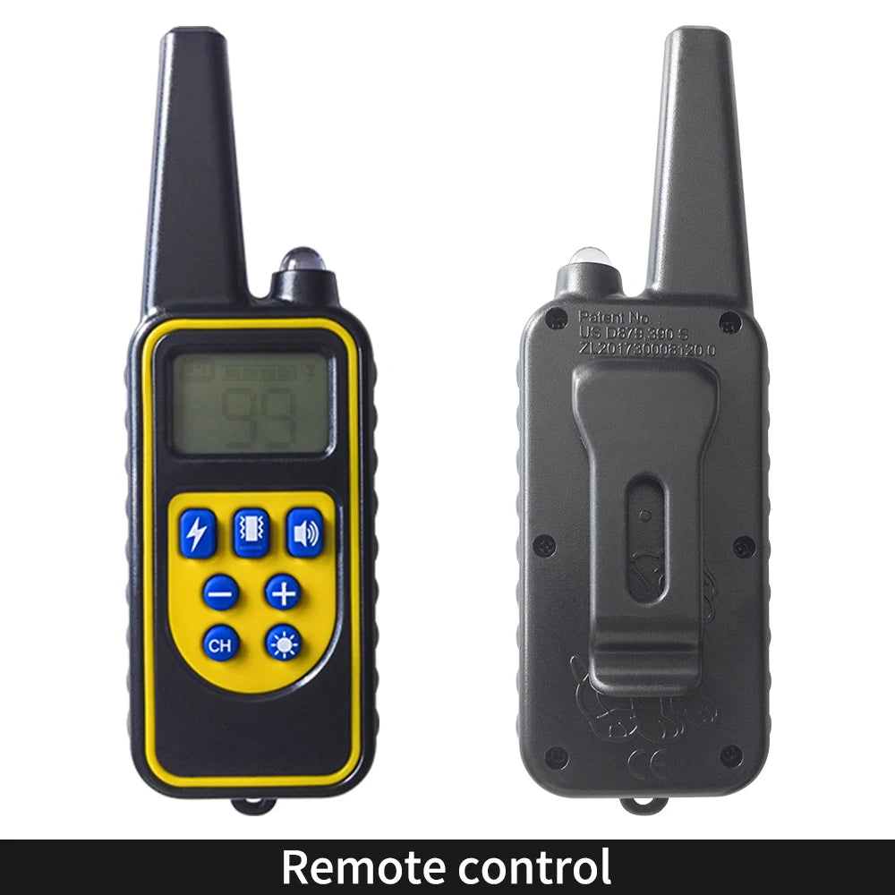 Remote Control Dog Training Collar With Waterproof Shock And Vibration