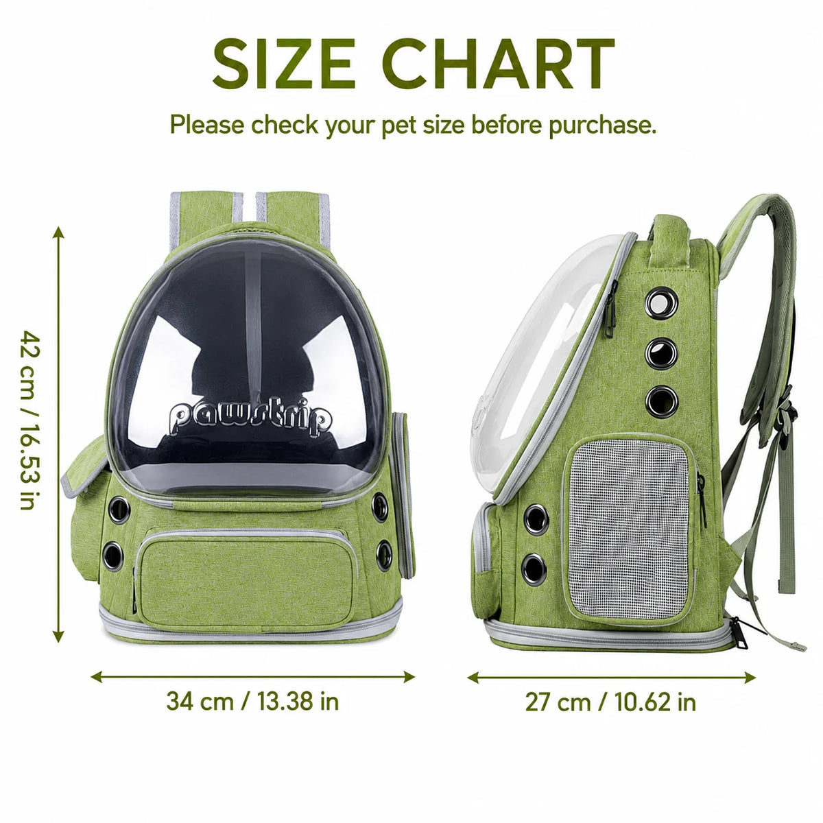 Transparent Bubble Cat Backpack Carrier Breathable Travel Bag For Pets