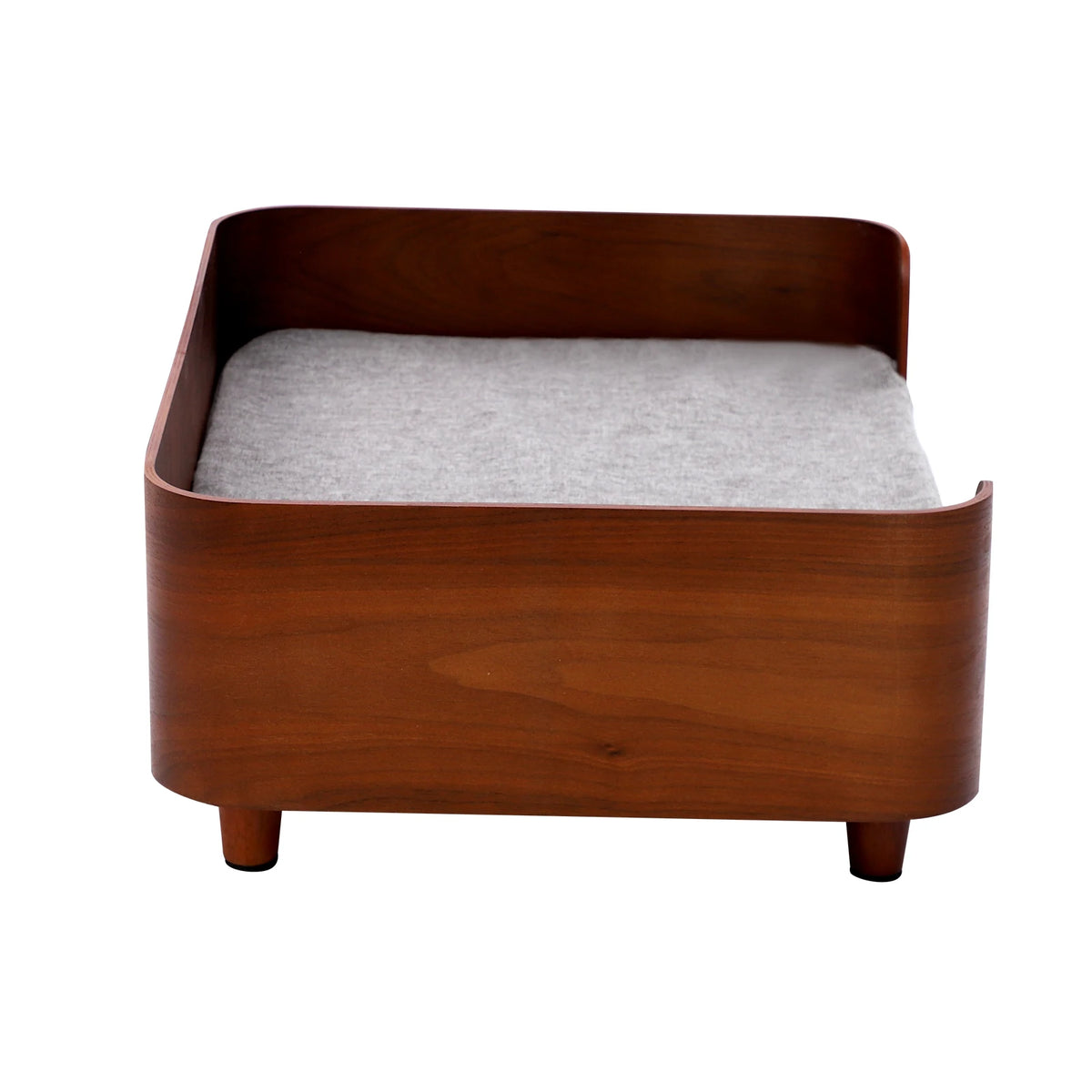 Elevated Pet Sofa Bed 22lbs, Pet Sofa with Wood Legs 1.97in Cushion, Machine Washable for Small Dogs Cats
