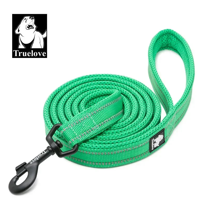 Soft Reflective Padded Nylon Dog Leash For Walking And Training
