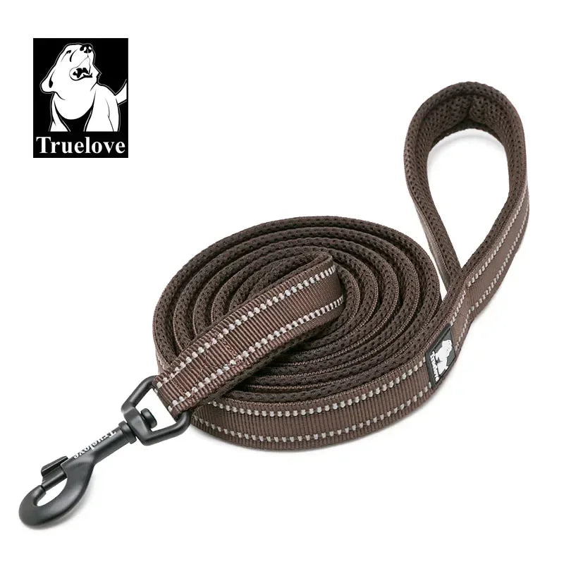 Soft Reflective Padded Nylon Dog Leash For Walking And Training