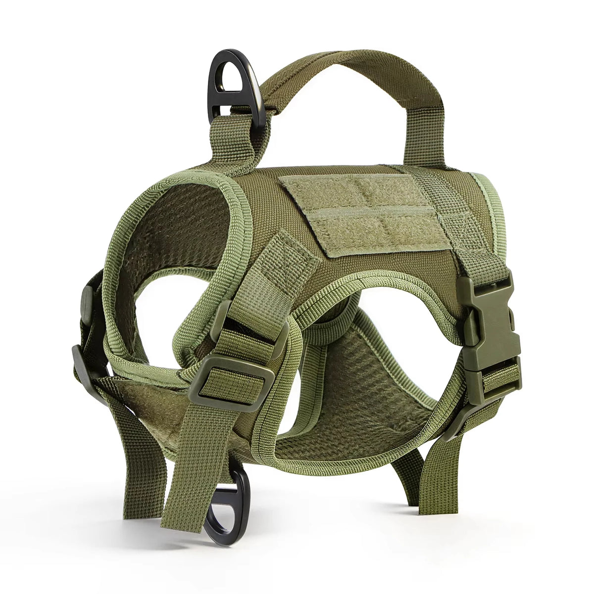 Adjustable Tactical Cat Harness And Leash Set With Escape Proof Quick Release