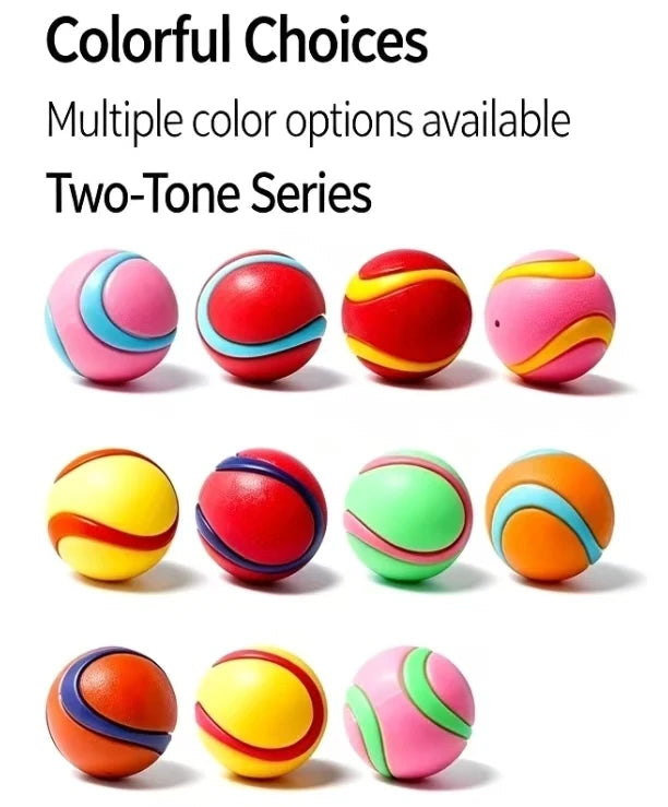 Glow In Dark Rubber Dog Toy Ball for Teething Outdoor Play
