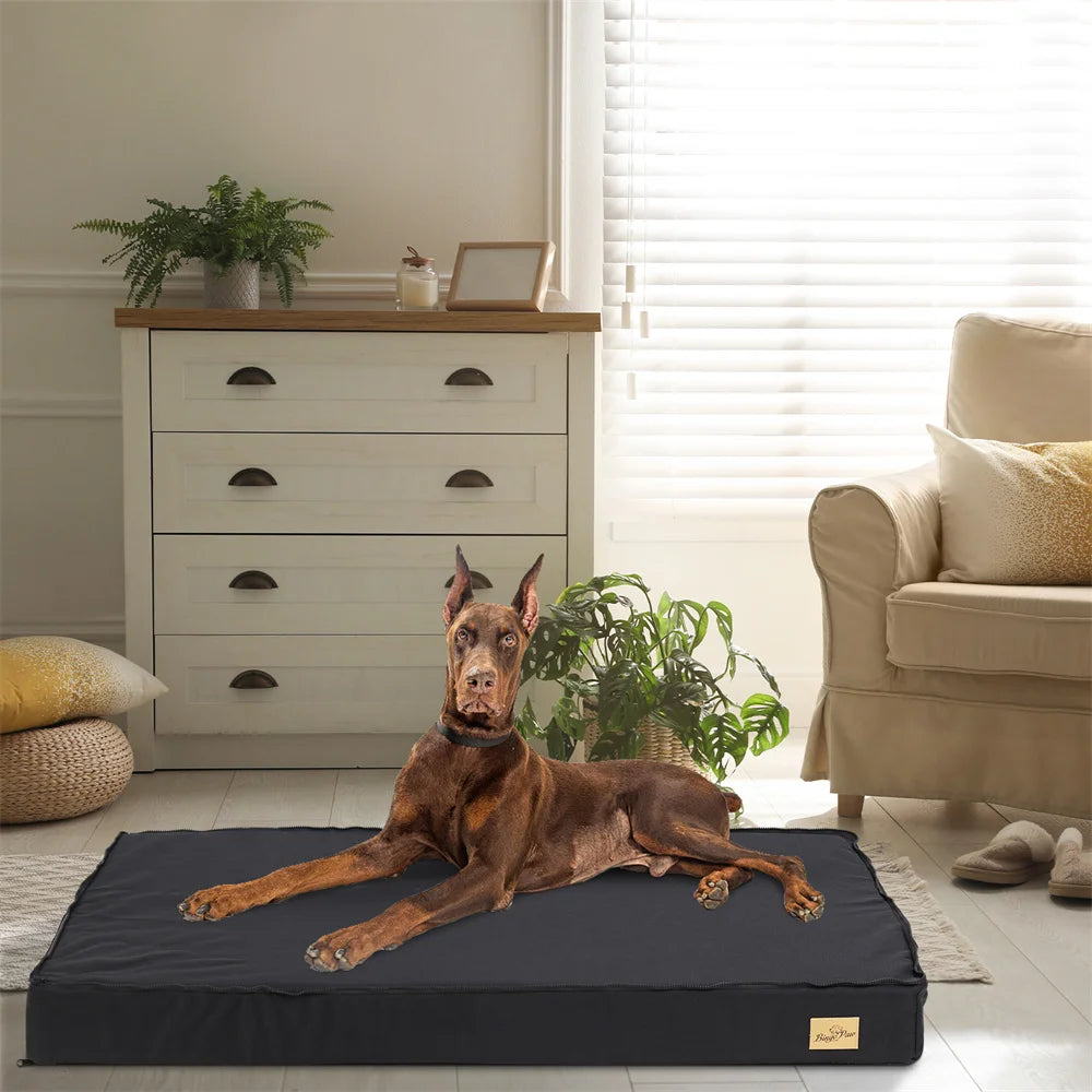 Waterproof Orthopedic Dog Bed With Removable Washable Cover