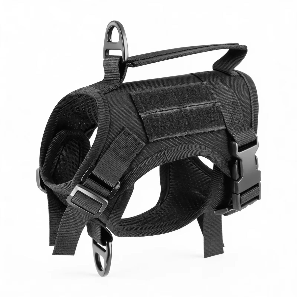Adjustable Tactical Cat Harness And Leash Set With Escape Proof Quick Release
