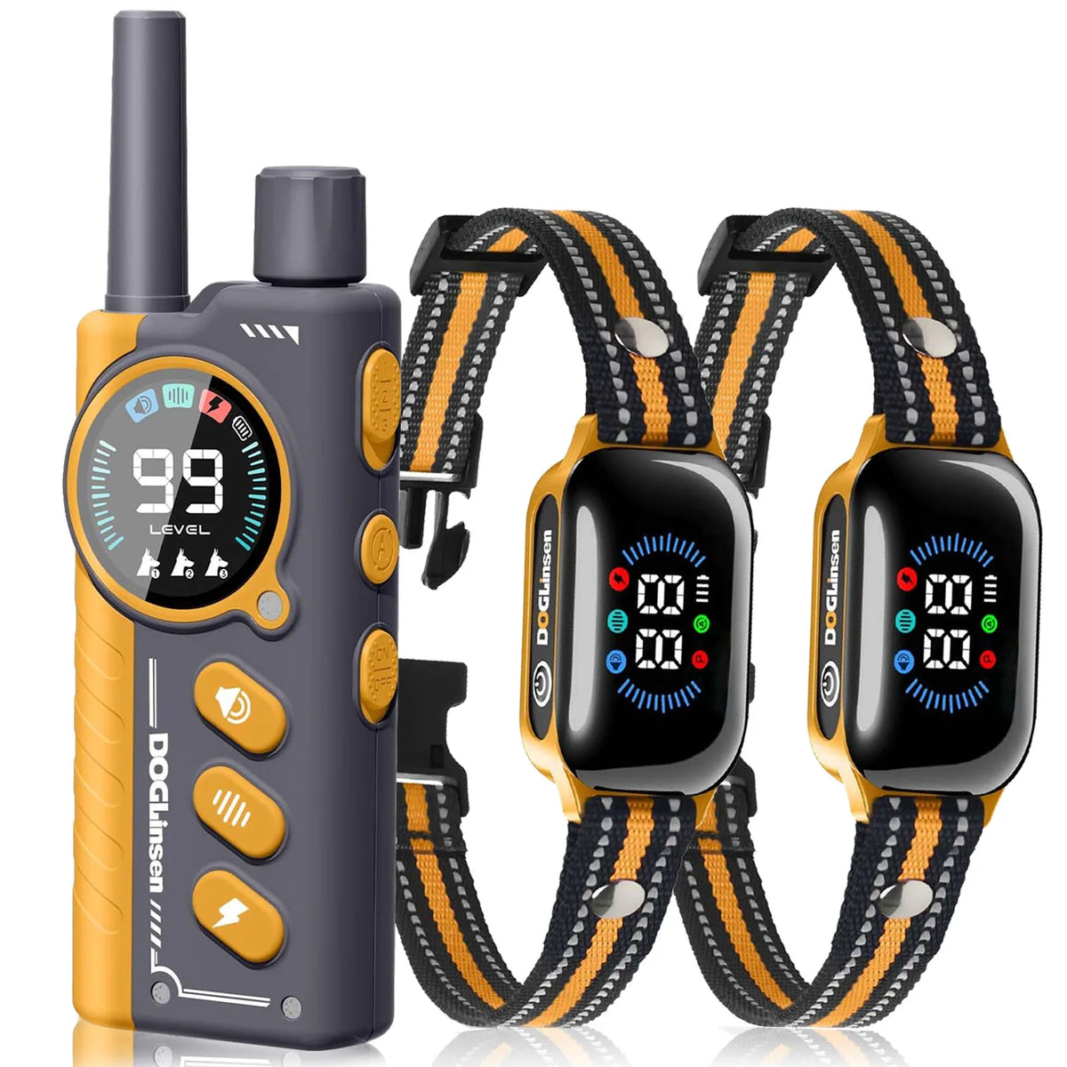 IPX7 Waterproof Dog Training Collar Anti Bark Shock Remote For Dogs