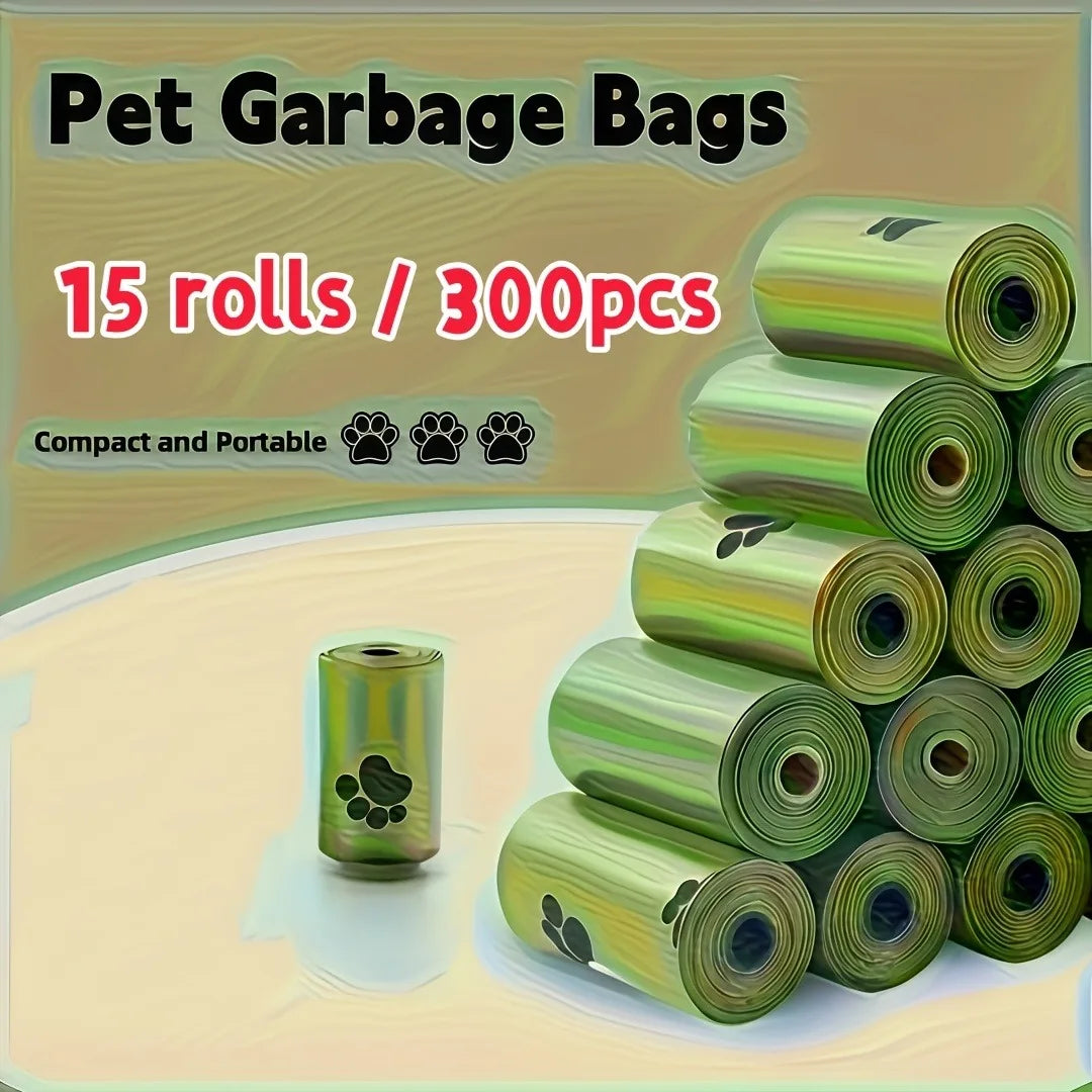 Thick Leakproof Pet Waste Bags 300 Count For Dogs And Cats