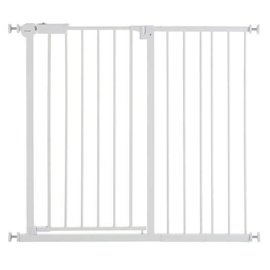 Pressure Mount Walk Thru Baby And Dog Gate With Secure Doorway