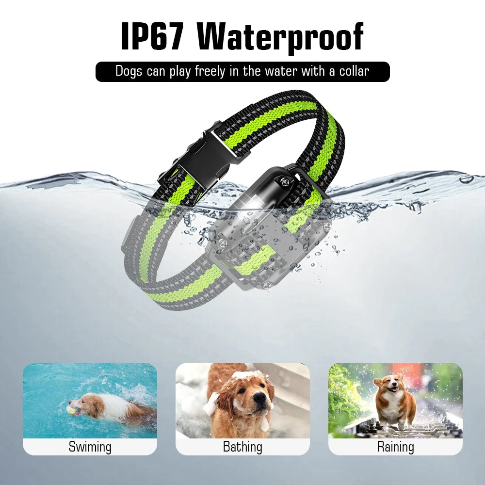 Remote Control Dog Training Collar With Waterproof Shock And Vibration