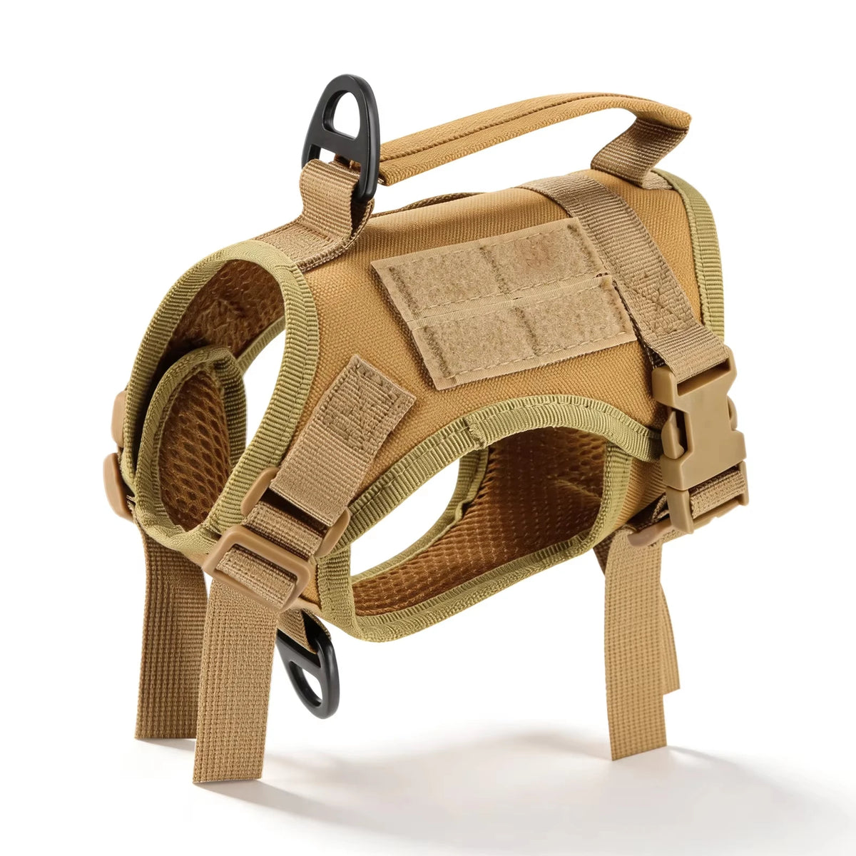 Adjustable Tactical Cat Harness And Leash Set With Escape Proof Quick Release