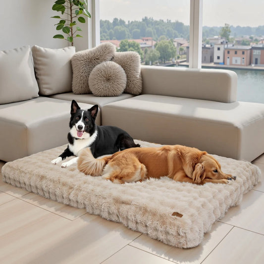 Ultra Plush Washable Dog Bed With Removable Cover Pet Cushion