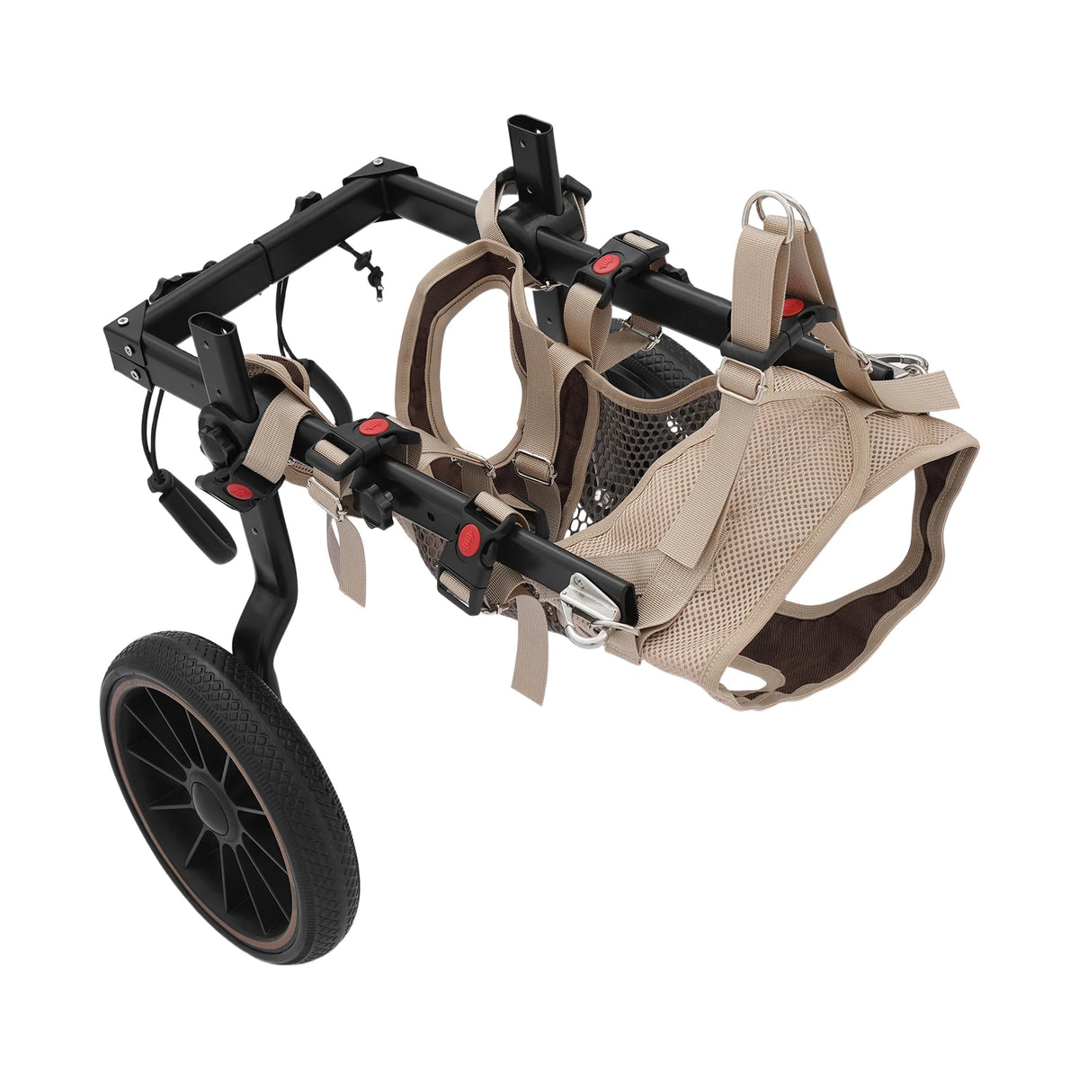 Adjustable Two Wheel Dog Wheelchair For Hind Leg Support And Mobility